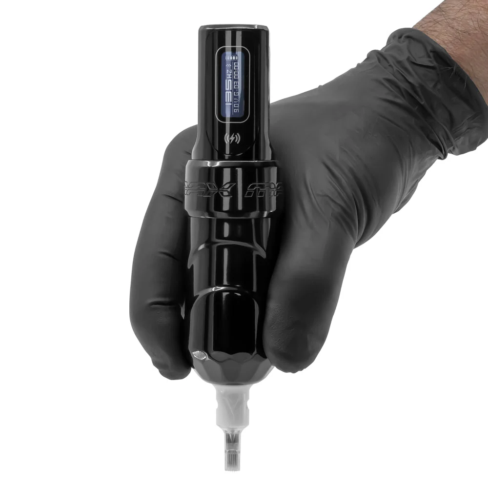 FK Irons Flux Max Wireless Tattoo Machine with 1 PowerBolt II — 3.2mm Stroke — Gold Stealth - Image 10