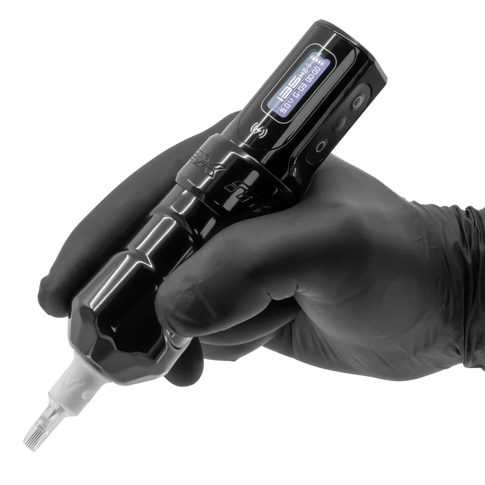 FK Irons Flux Max Wireless Tattoo Machine with 1 PowerBolt II — 3.2mm Stroke — Gold Stealth - Image 11