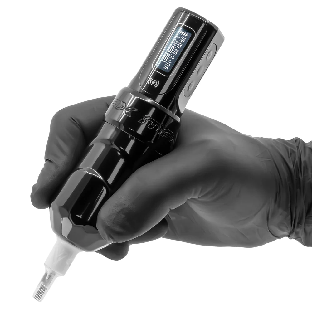 FK Irons Flux Max Wireless Tattoo Machine with 1 PowerBolt II — 3.2mm Stroke — Gold Stealth - Image 8
