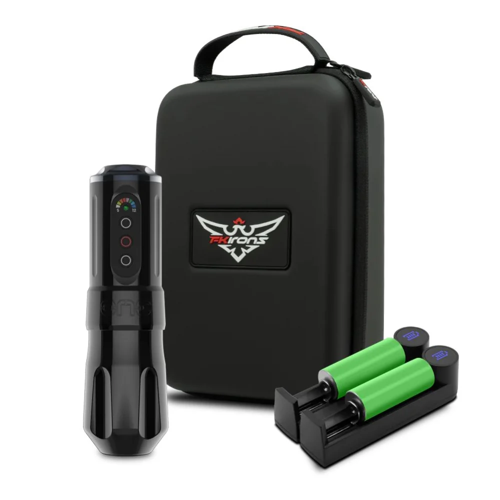 FK Irons One Tattoo Machine with Drop in Battery — 3.0mm or 4.0mm — Pick Color - Image 13