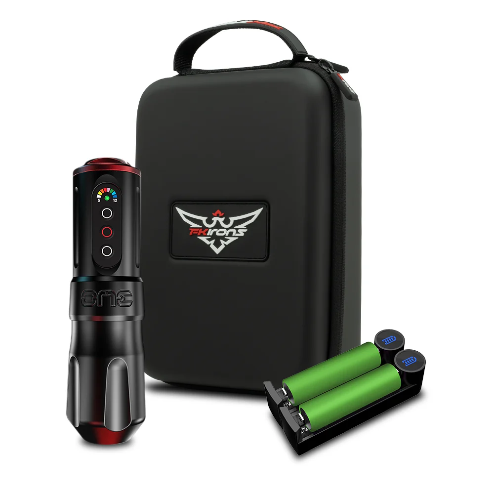 FK Irons One Tattoo Machine with Drop in Battery — 3.0mm or 4.0mm — Pick Color - Image 2