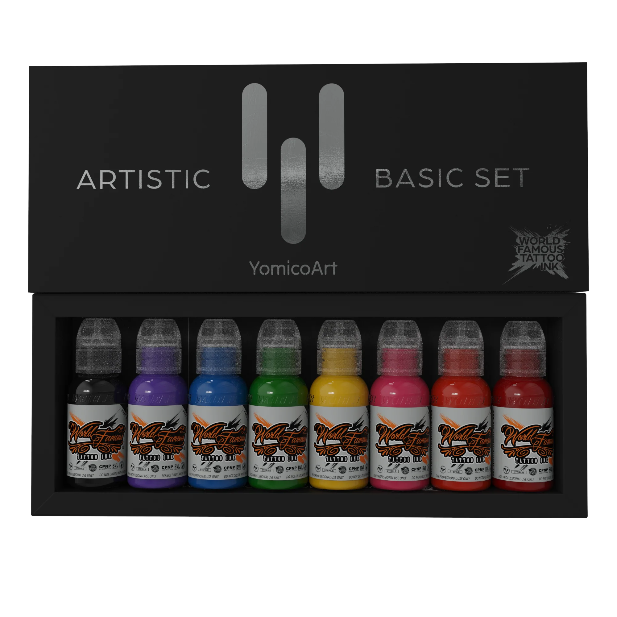 FK Irons x World Famous Yomico Special Edition ONE Machine & Artistic Basic Ink Kit - Image 4
