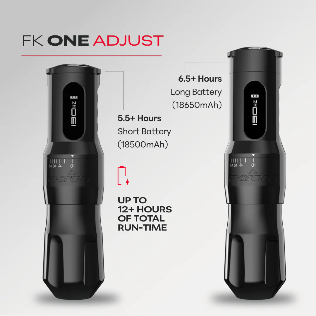 FK One Adjust Wireless Tattoo Machine - Pick Color - Image 11