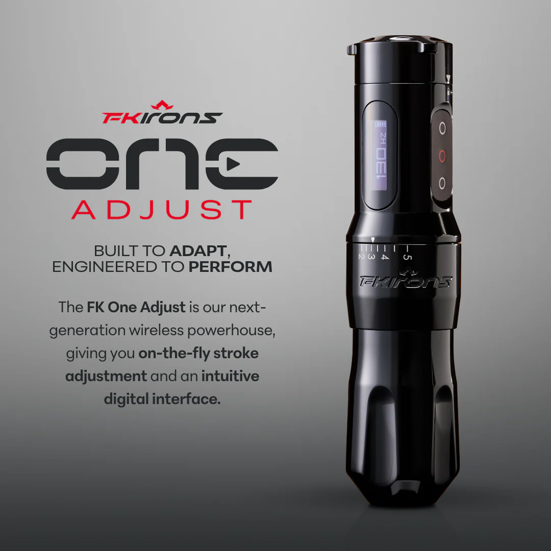 FK One Adjust Wireless Tattoo Machine - Pick Color - Image 4