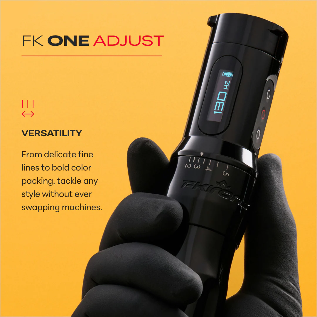 FK One Adjust Wireless Tattoo Machine - Pick Color - Image 6