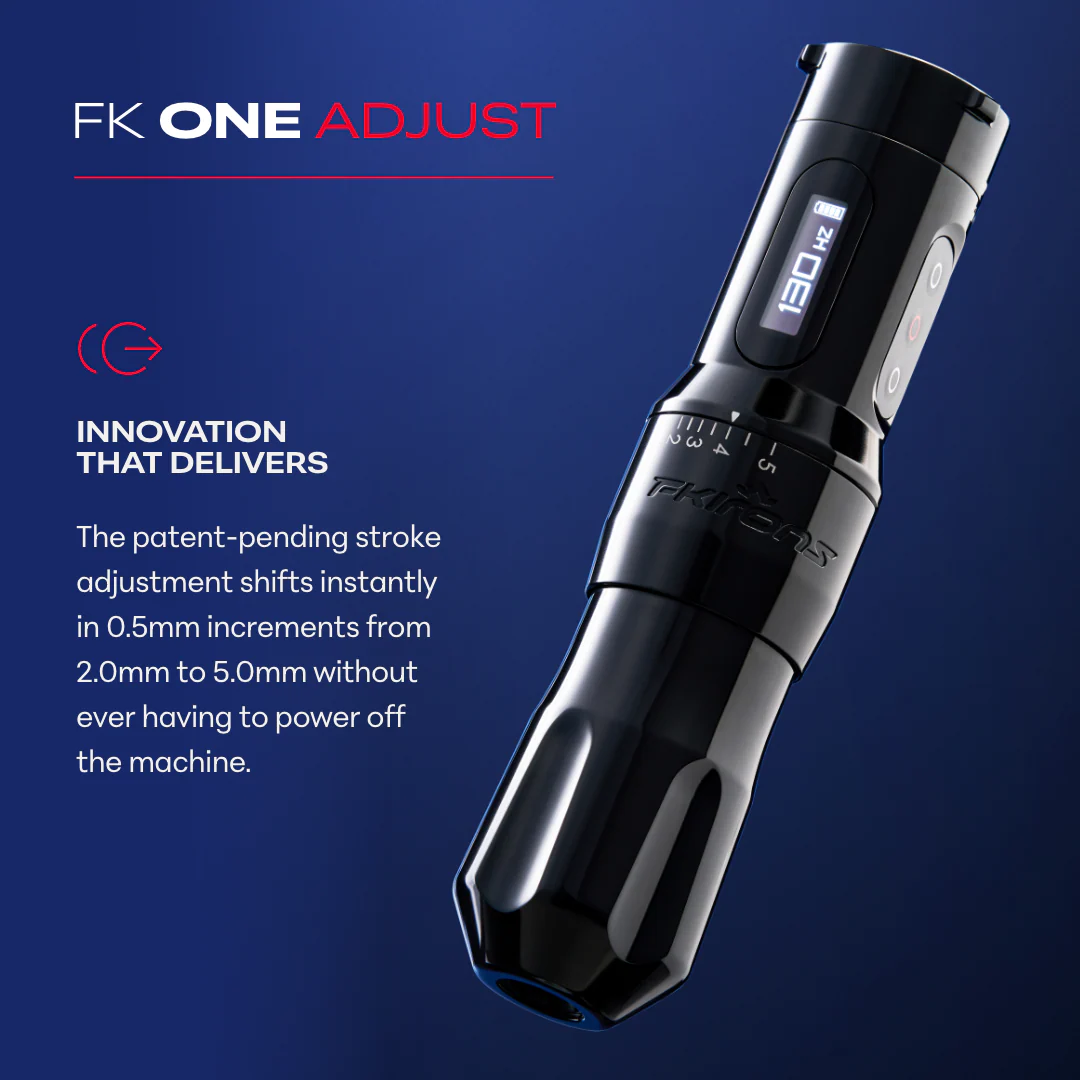 FK One Adjust Wireless Tattoo Machine - Pick Color - Image 8