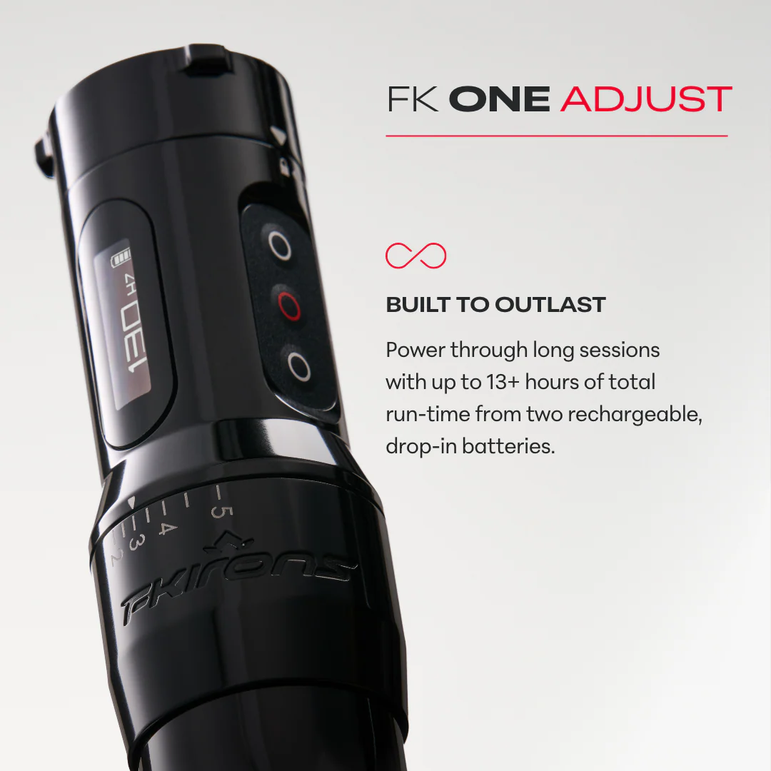 FK One Adjust Wireless Tattoo Machine - Pick Color - Image 9