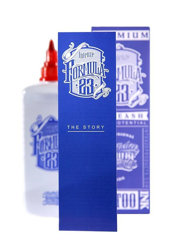 Formula 23 Black Tattoo Ink by Intenze Ink — 10oz Bottle - Image 4