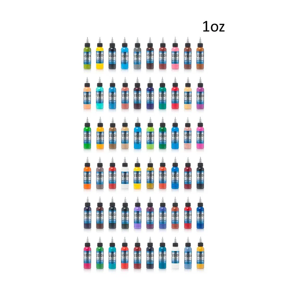 Fusion 60-Color Full Set — Fusion Tattoo Ink — Pick Size