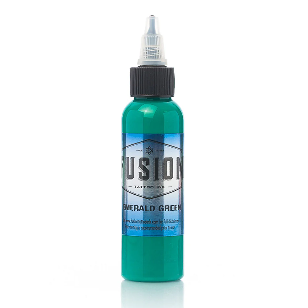 Emerald Green — Fusion Tattoo Ink — Pick Size - Image 2