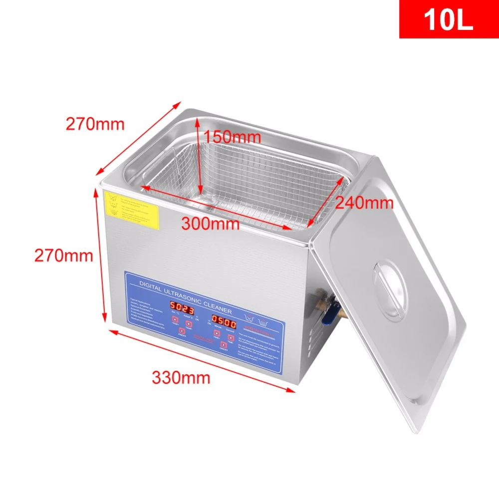 Genesis Ultrasonic Digital Cleaner 10L 110v or 220v - Image 4