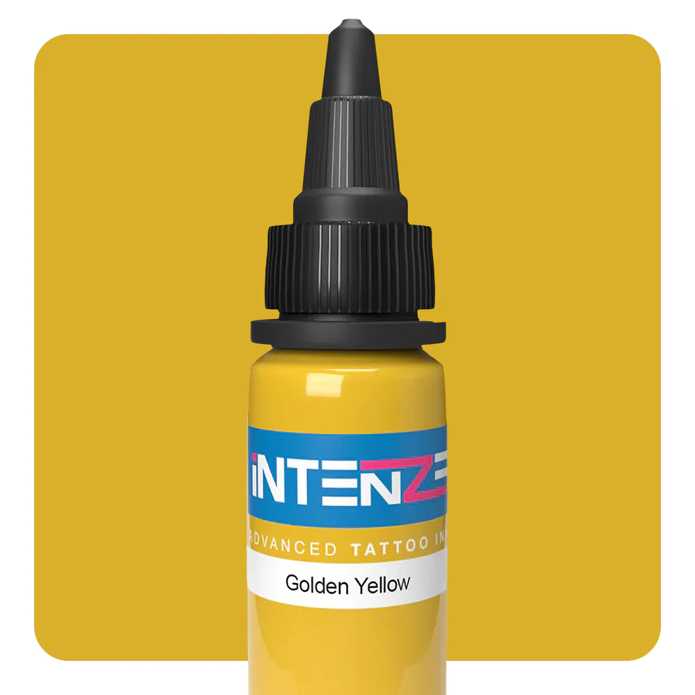 Golden Yellow — Intenze Tattoo Ink — Pick Size