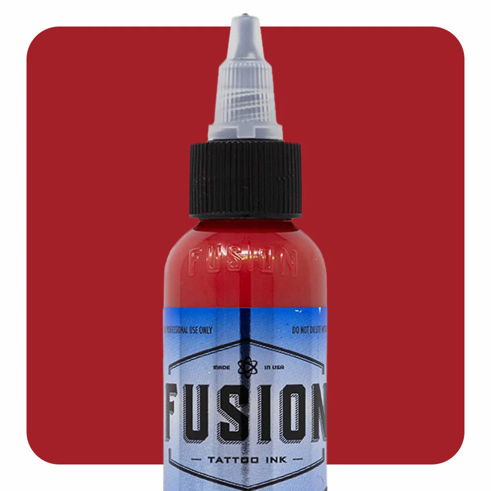 Gradient Bright Red 4-Pack — Fusion Tattoo Ink — 1oz - Image 4