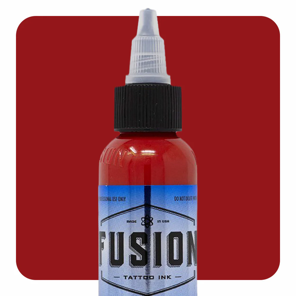 Gradient Bright Red 4-Pack — Fusion Tattoo Ink — 1oz - Image 5