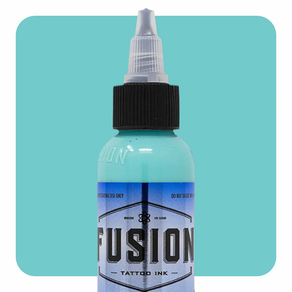 Gradient Green with White 4-Pack — Fusion Tattoo Ink — 1oz - Image 2