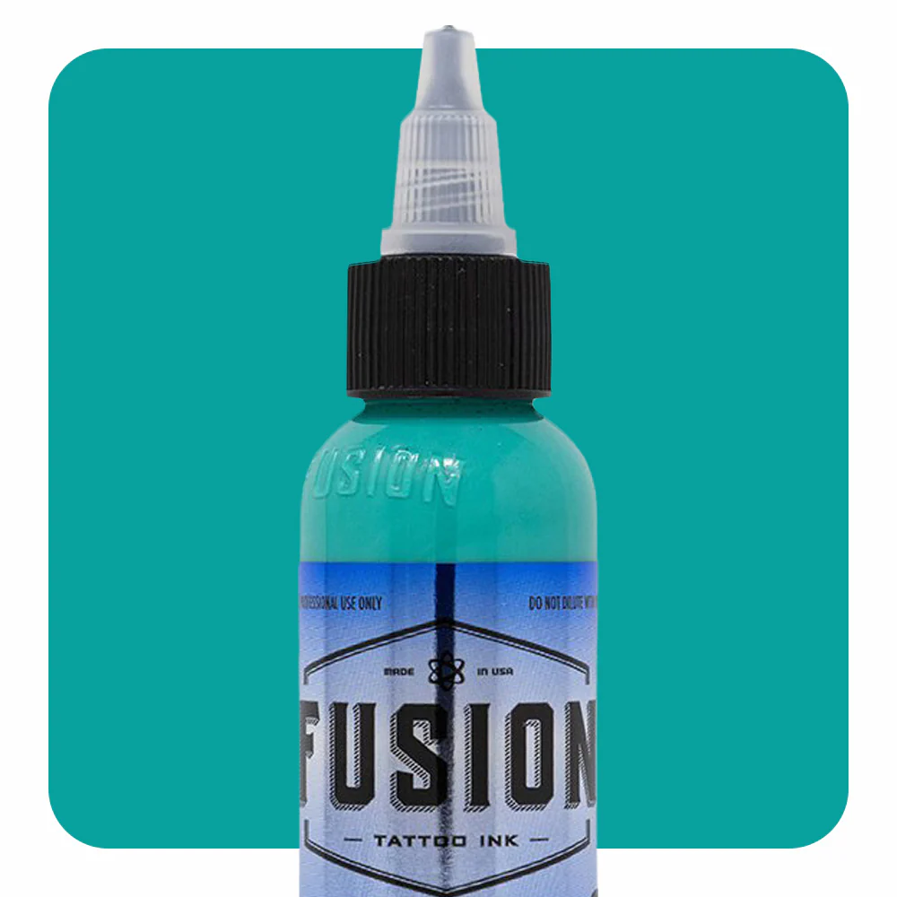 Gradient Green with White 4-Pack — Fusion Tattoo Ink — 1oz - Image 3