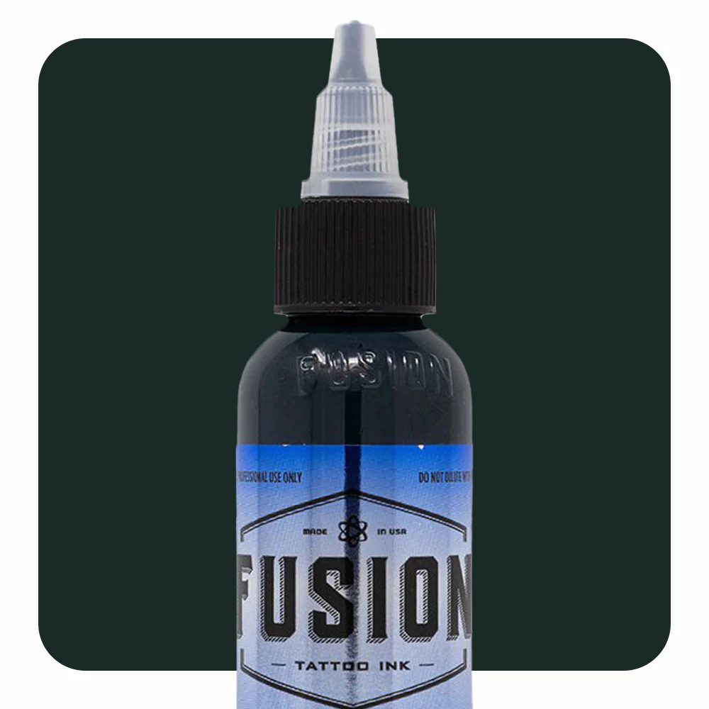 Gradient Green with White 4-Pack — Fusion Tattoo Ink — 1oz - Image 5