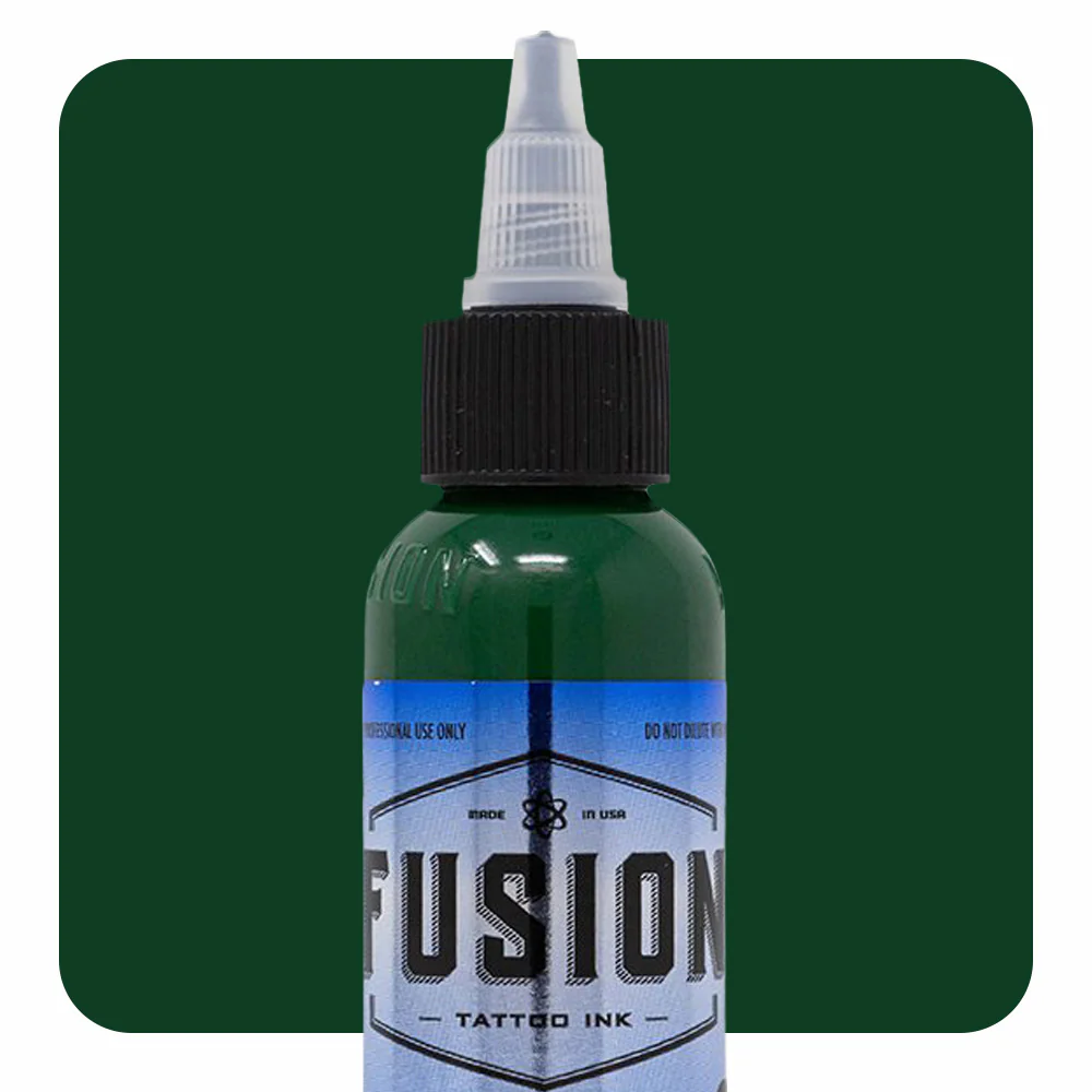 Gradient Green with Yellow 4-Pack — Fusion Tattoo Ink — 1oz - Image 4