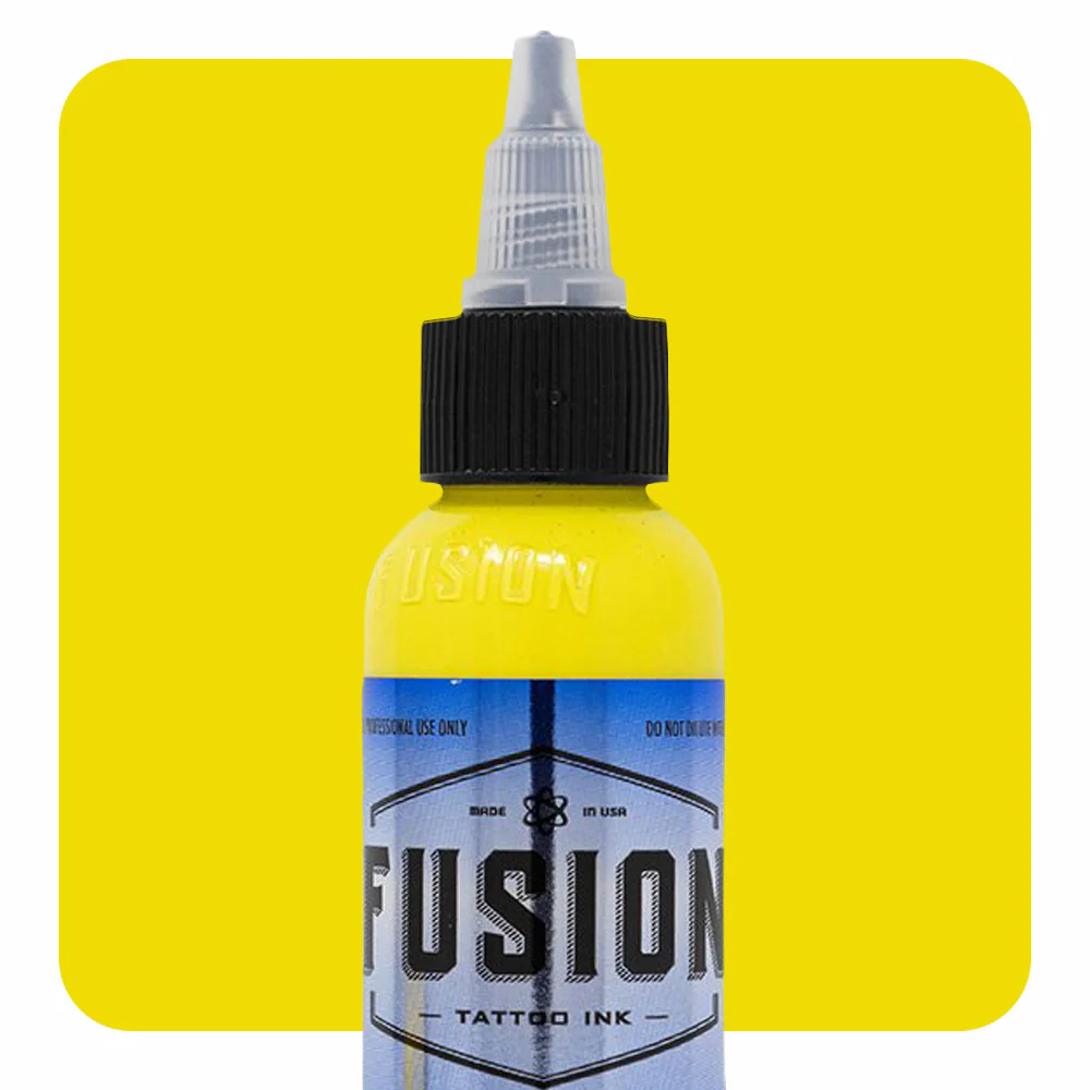 Gradient Yellow 3-Pack — Fusion Tattoo Ink — 1oz - Image 2