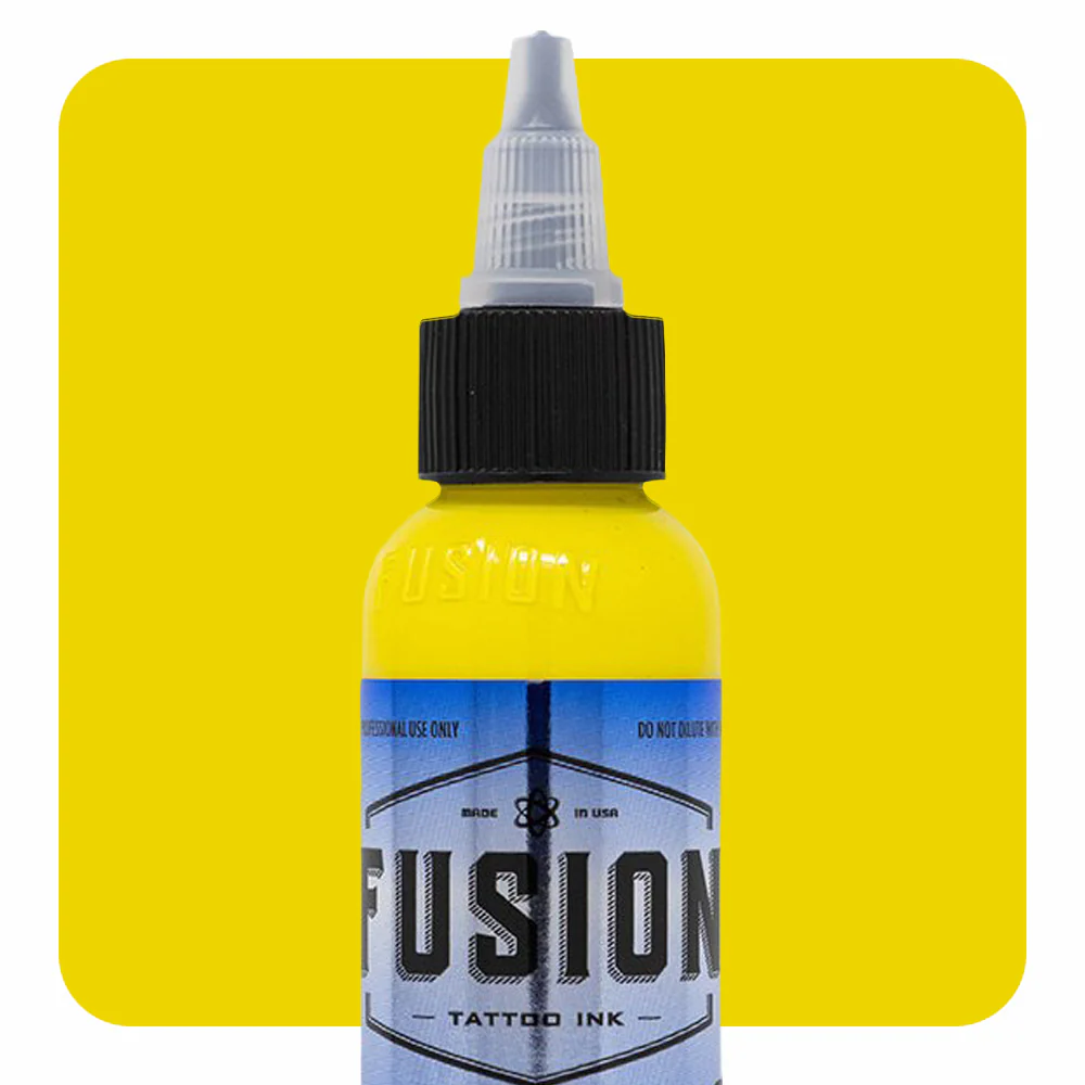 Gradient Yellow 3-Pack — Fusion Tattoo Ink — 1oz - Image 3