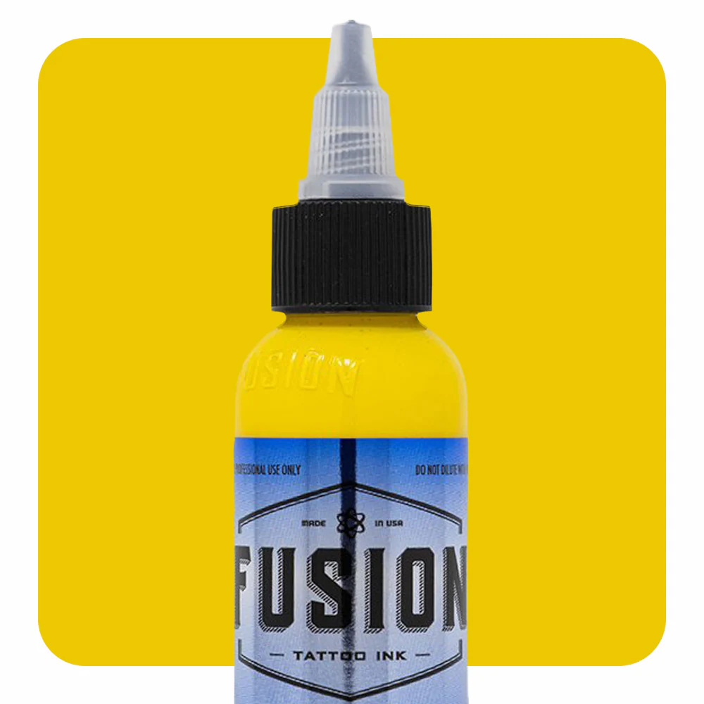Gradient Yellow 3-Pack — Fusion Tattoo Ink — 1oz - Image 4