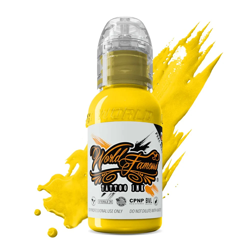 Hori Hui Taiwanese Ink - Neon Yellow - Image 2