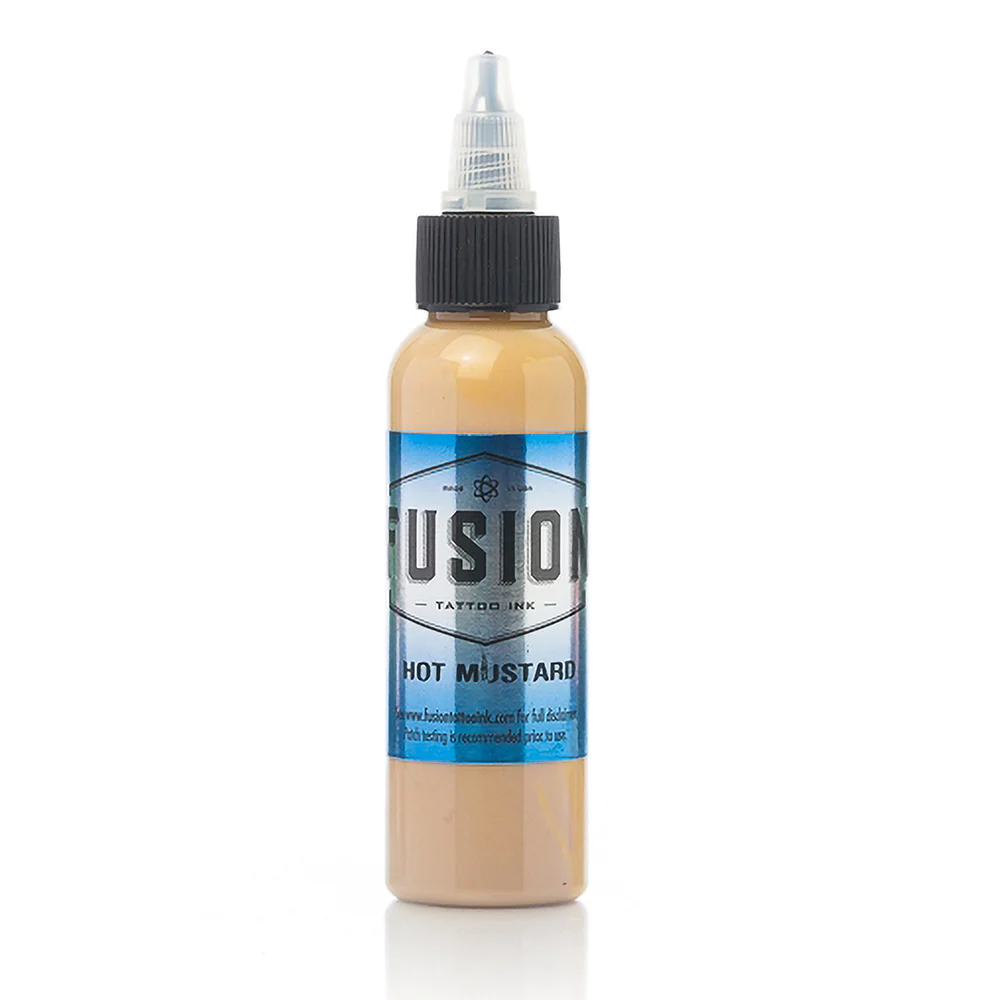 Hot Mustard — Fusion Tattoo Ink — 1oz - Image 2