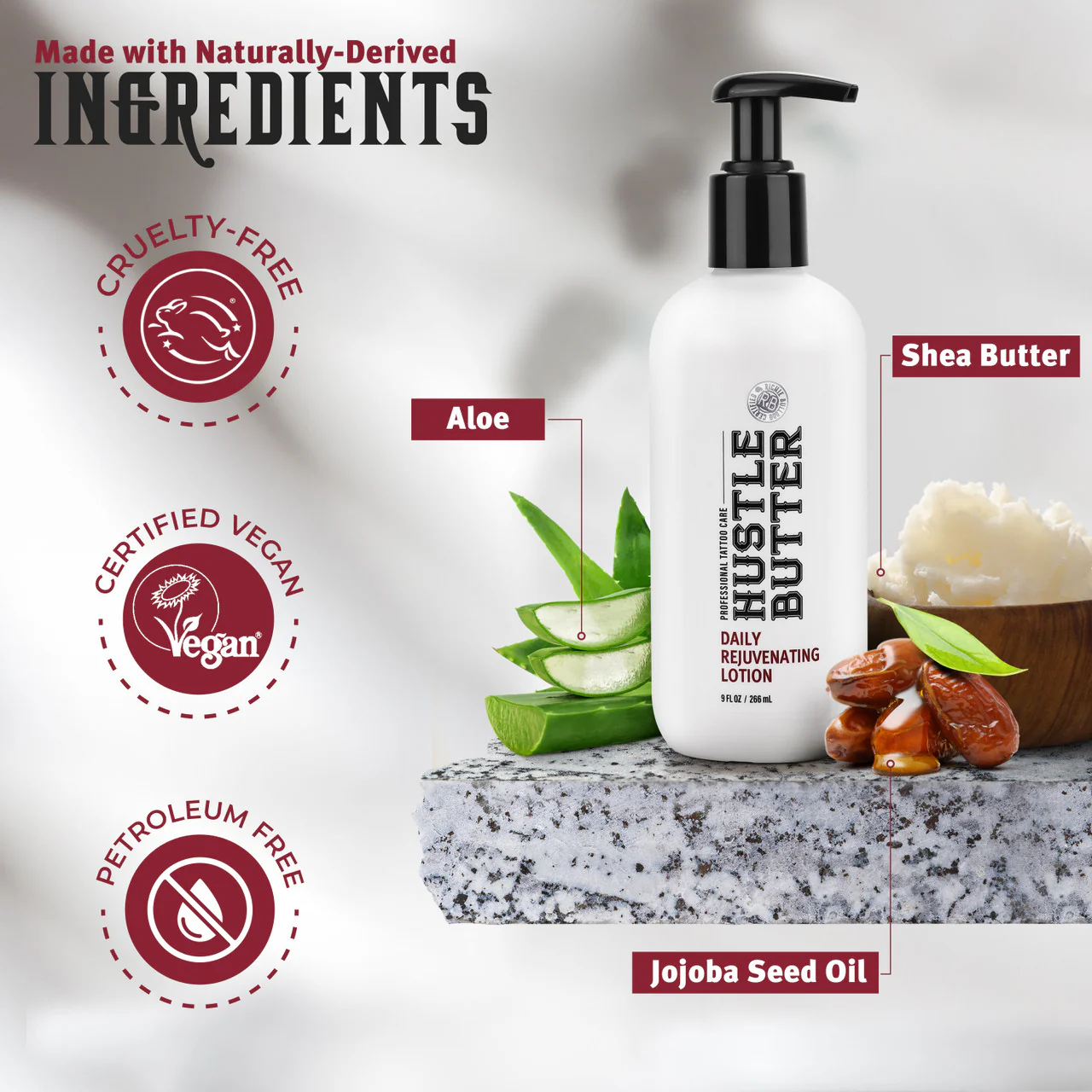 Hustle Butter Daily Rejuvenating Lotion — Single or Case of 12 - Image 4