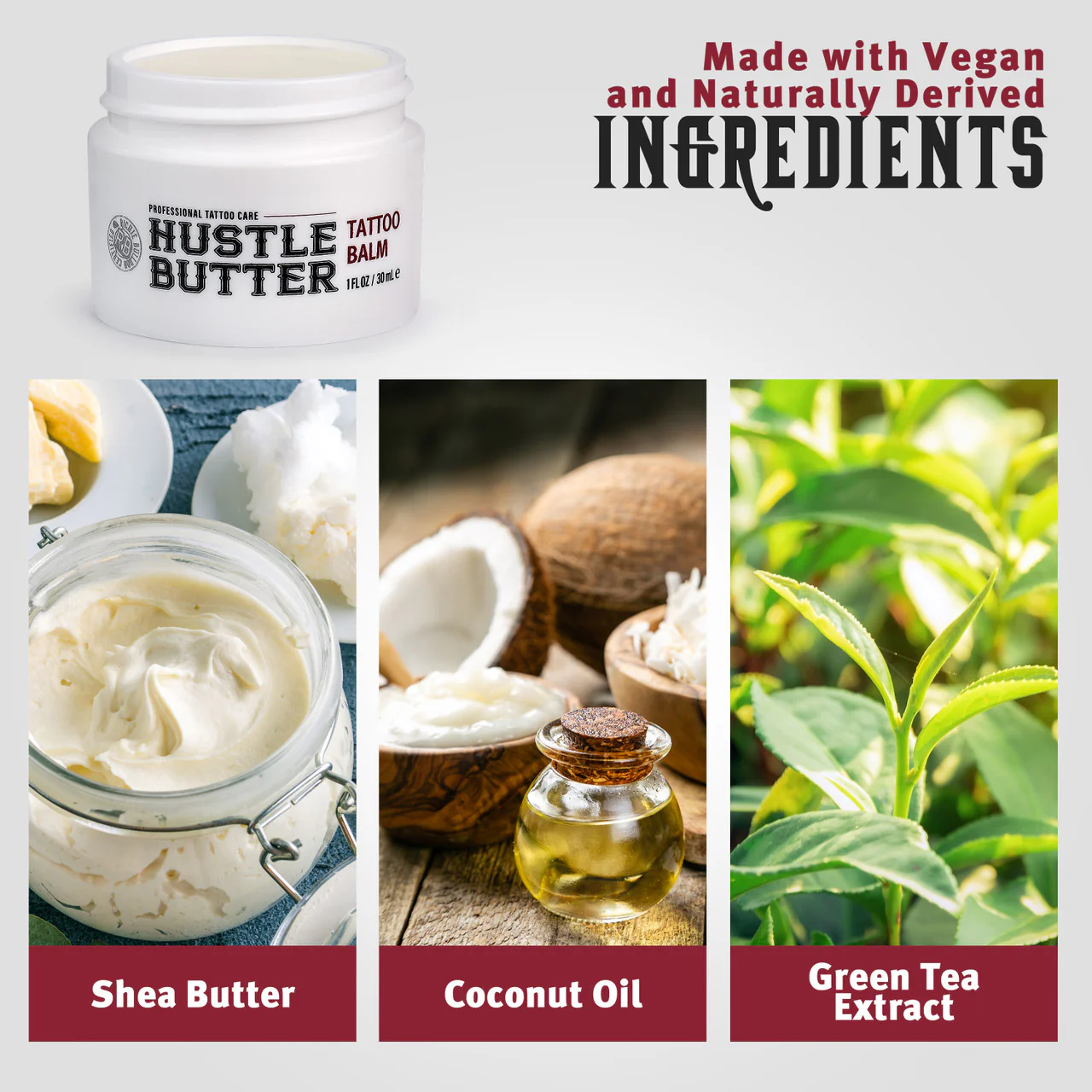 Hustle Butter Deluxe Tattoo Aftercare — 1oz — Single or Case of 48 - Image 6