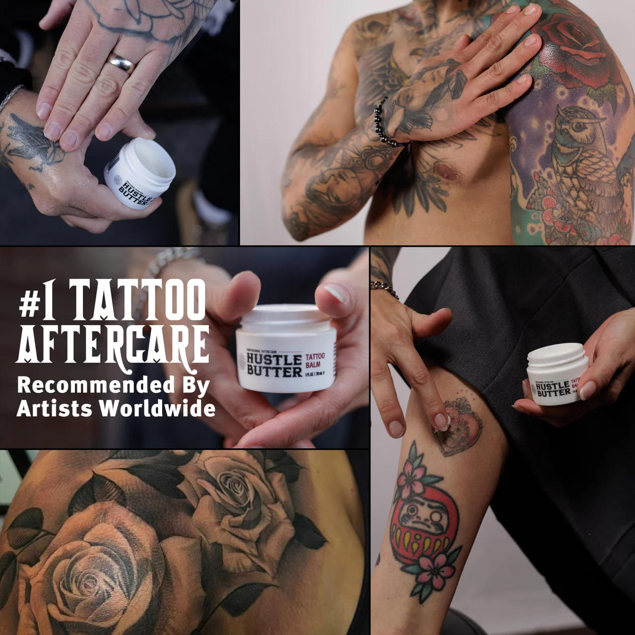 Hustle Butter Deluxe Tattoo Aftercare — 1oz — Single or Case of 48 - Image 7