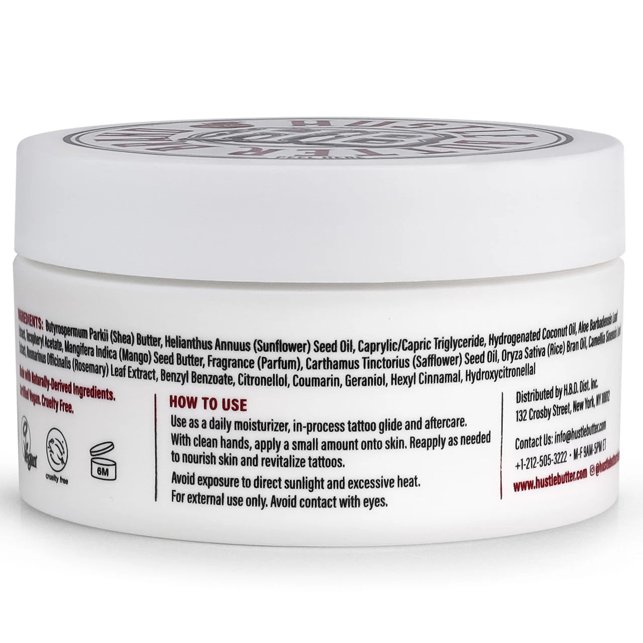 Hustle Butter Deluxe Tattoo Aftercare — 5oz — Single or Case of 24 - Image 8
