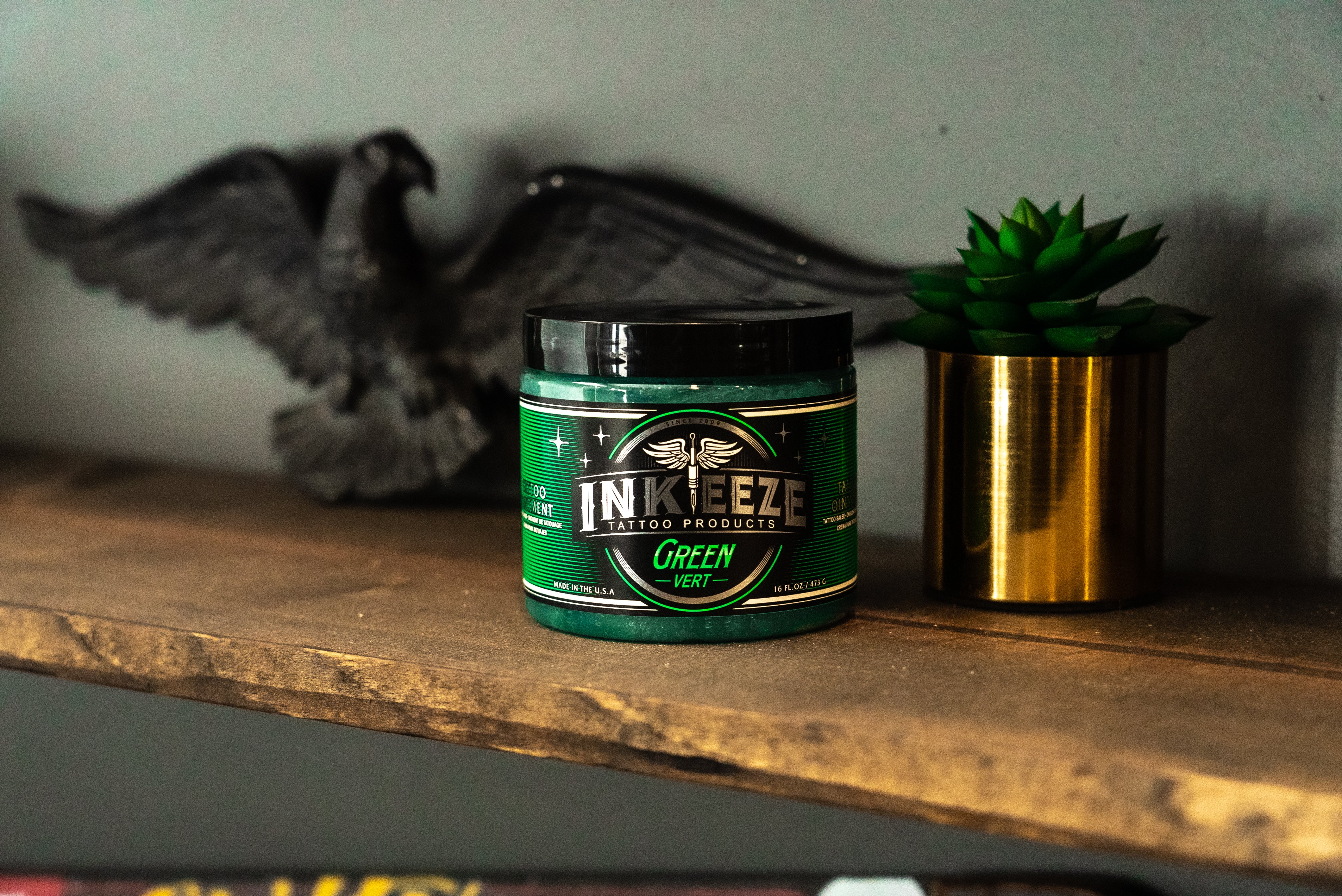 INK-EEZE Green Vert Tattoo Ointment – 16oz. - Image 4
