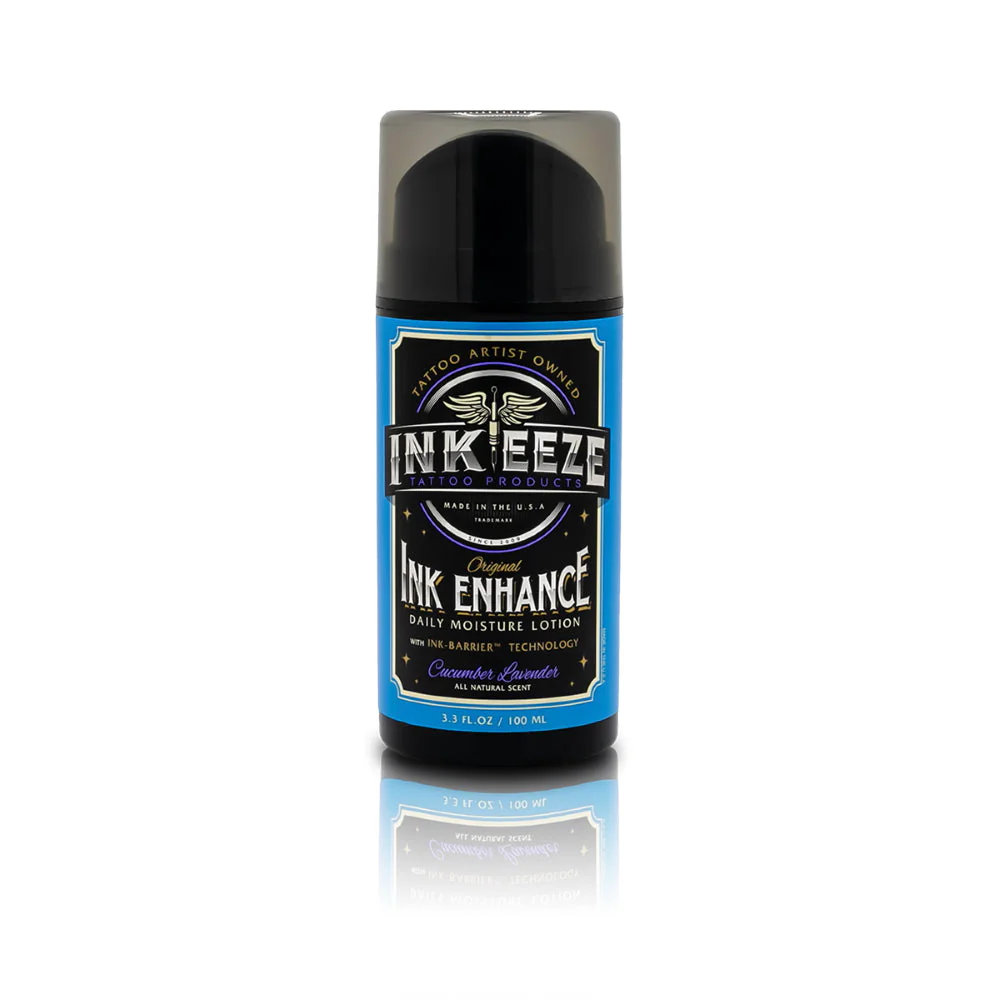 INK-EEZE Tattoo Daily Moisturizer — 3.3oz Pump Bottle