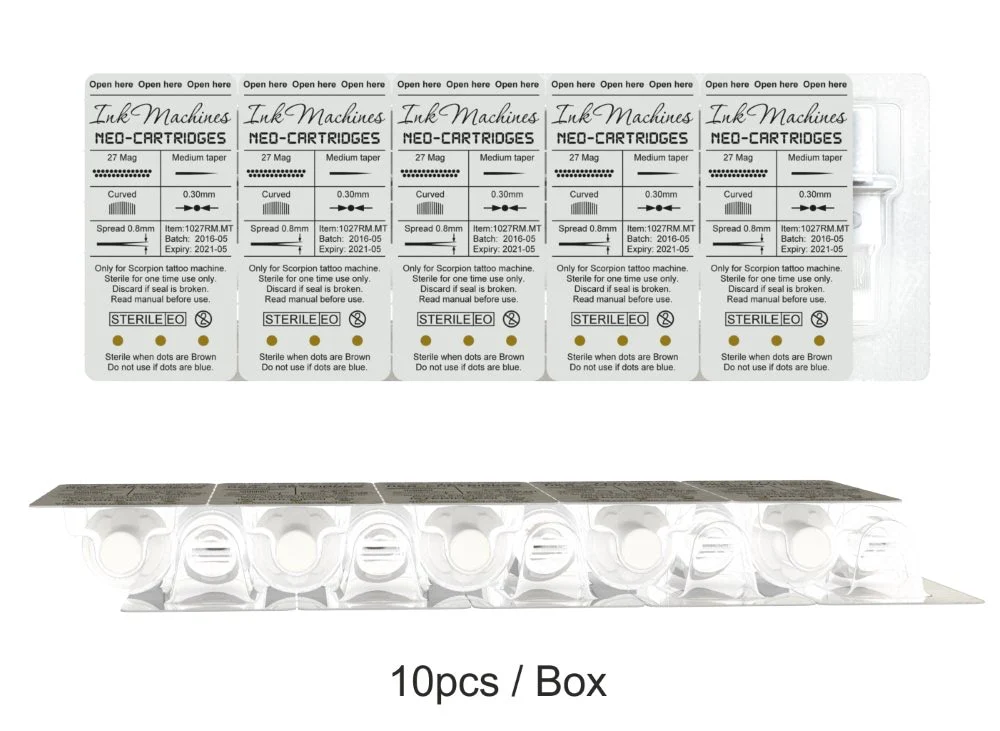 Ink Machines Neo-Cartridge Needles — Box of 10 - Image 2