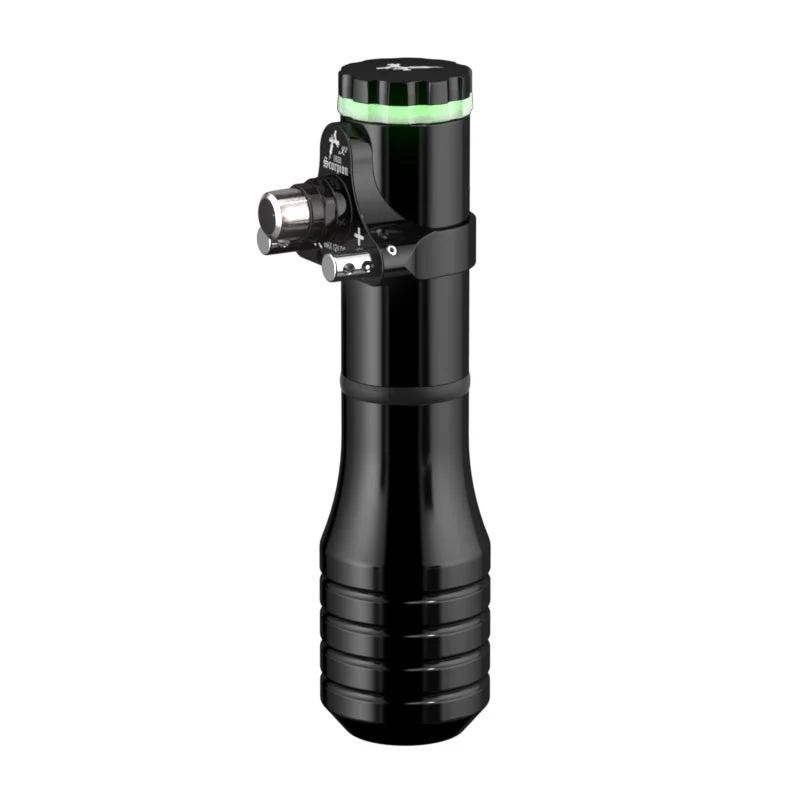 Ink Machines Scorpion X2 Rotary Tattoo Machine with 30mm Grip — Evil Black