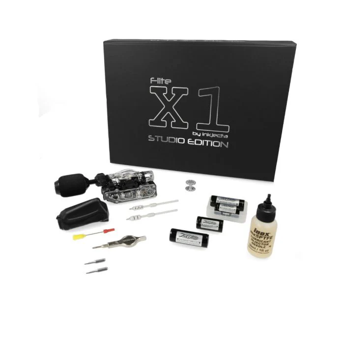 InkJecta Flite X1 Wireless Tattoo Machine — Studio Edition — Glass