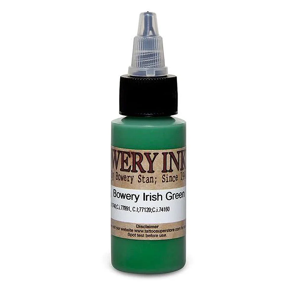 Irish Green — Bowery Artist Series — Intenze Tattoo Ink — Pick Size - Image 2