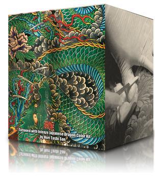 Japaneze Dragon Color 1oz Set — Intenze Tattoo Ink — 6 Bottles - Image 2