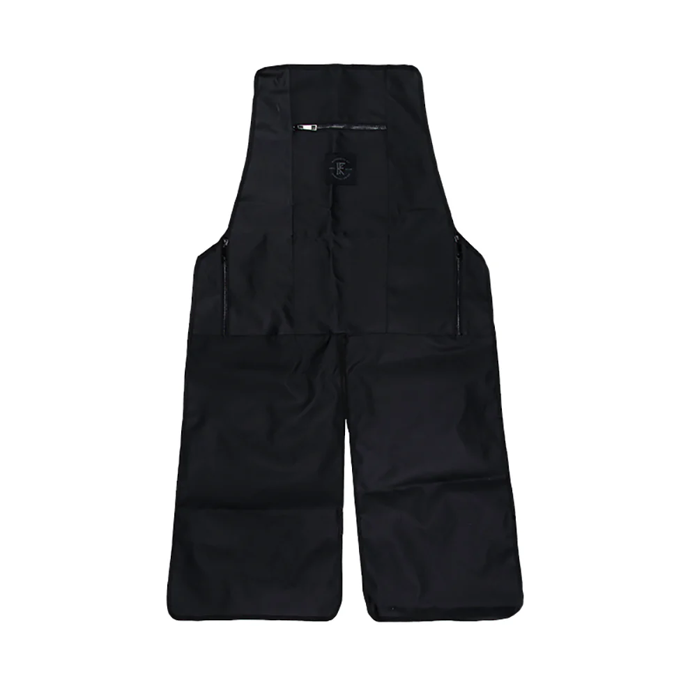 Knife & Flag Non-Porous Split Leg Apron — Black