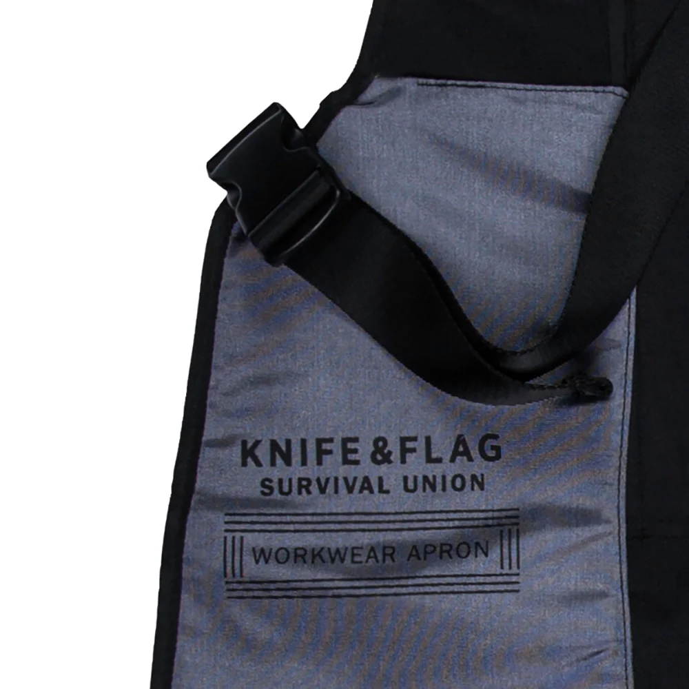Knife & Flag Non-Porous Split Leg Apron — Black - Image 6