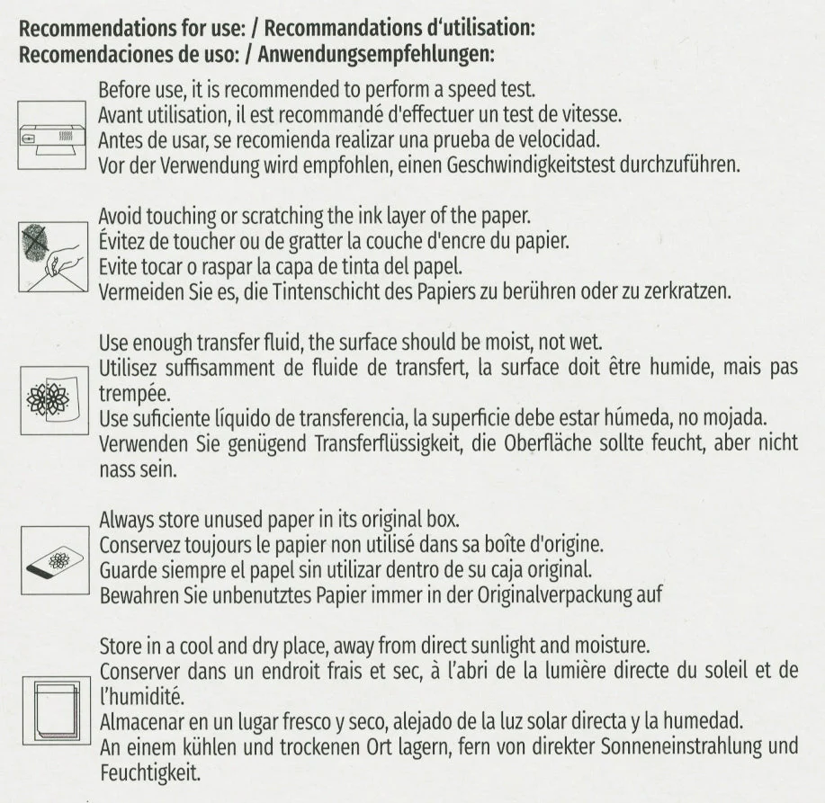 Kores Tattoo Stencil Transfer Paper — 100 Sheets — Pick Size - Image 6