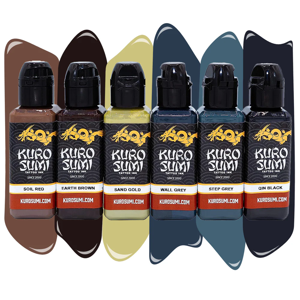 Kuro Sumi Great Wall Tattoo Ink Set