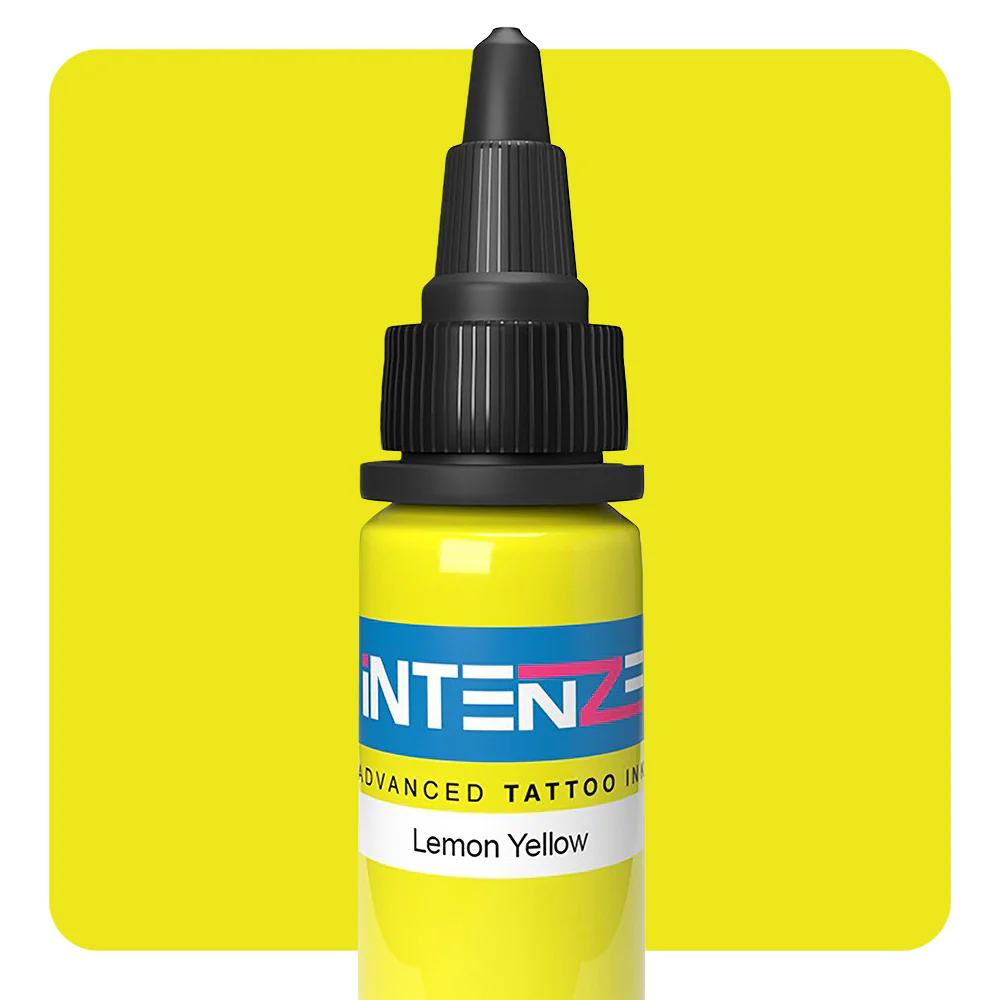 Lemon Yellow — Intenze Tattoo Ink — Pick Size