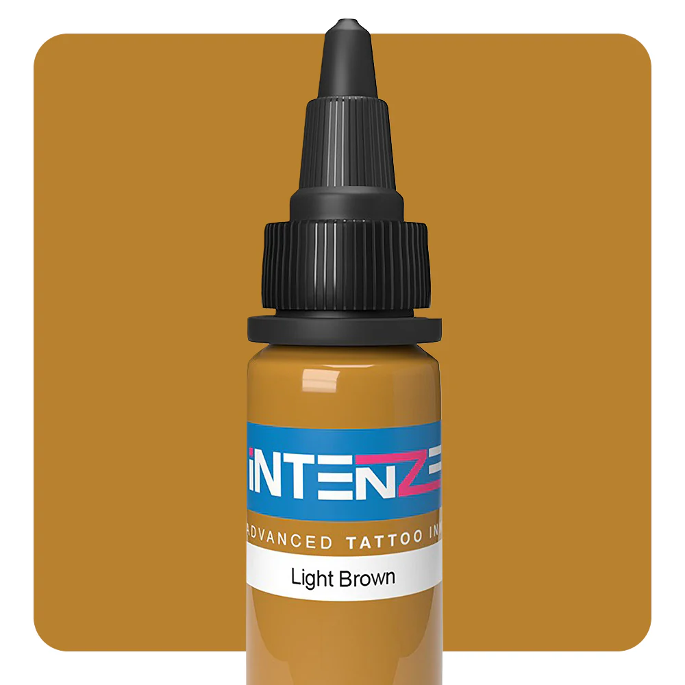 Light Brown — Intenze Tattoo Ink — Pick Size
