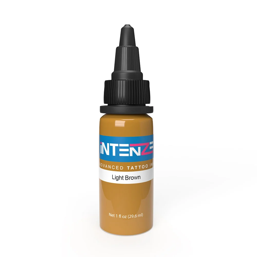 Light Brown — Intenze Tattoo Ink — Pick Size - Image 2