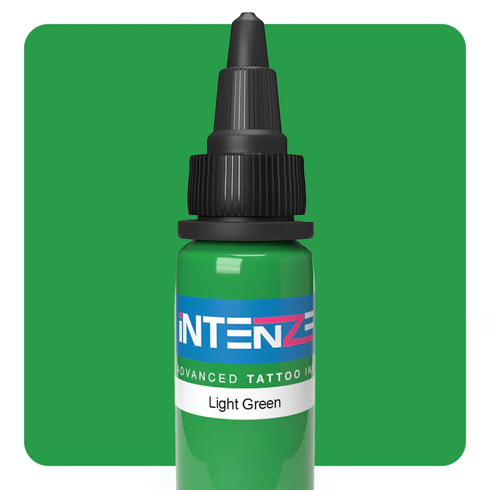 Light Green — Intenze Tattoo Ink — Pick Size