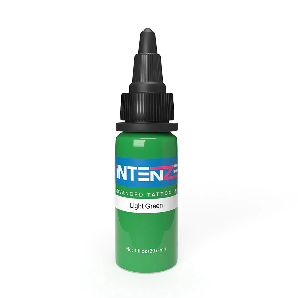Light Green — Intenze Tattoo Ink — Pick Size - Image 2