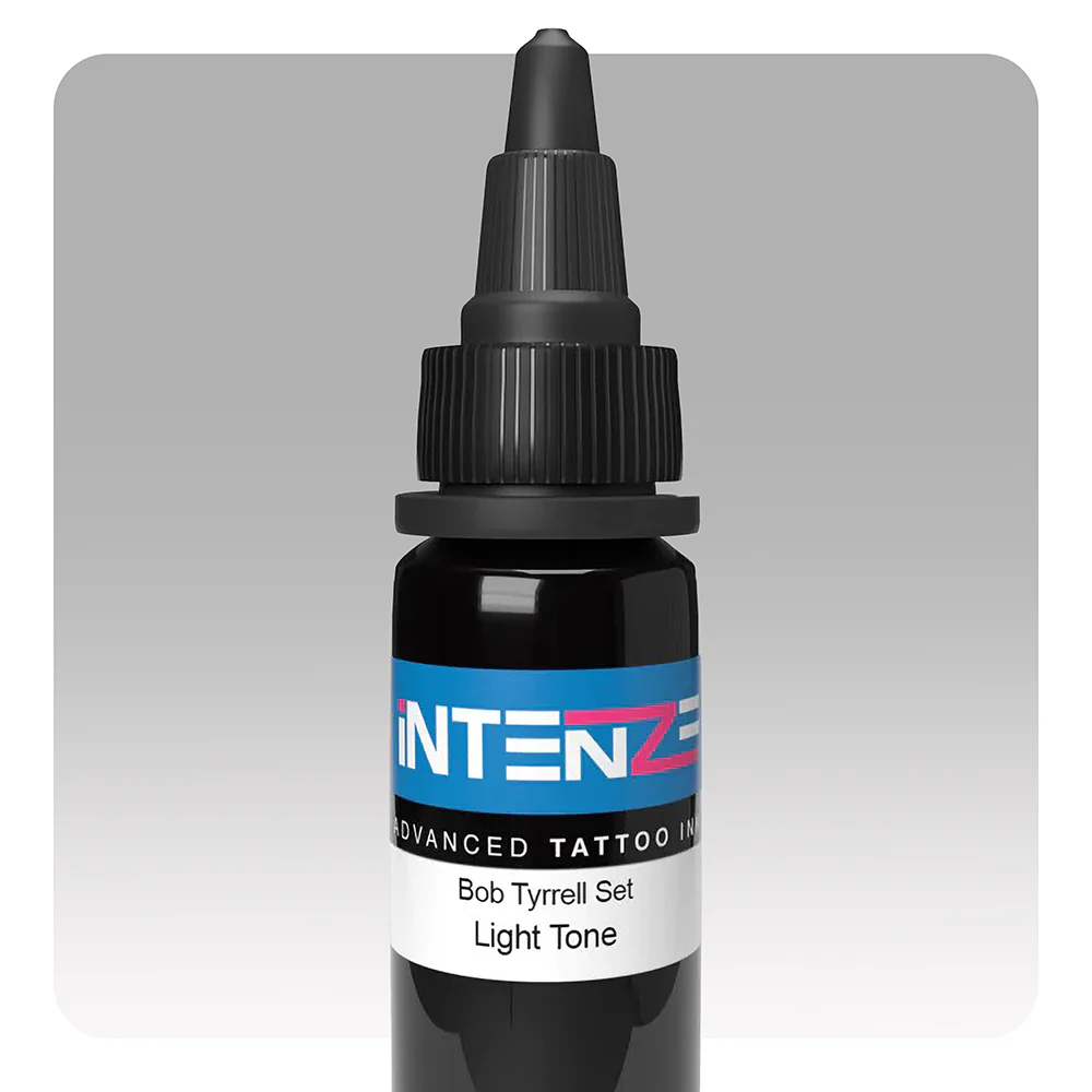 Light Tone — Bob Tyrrell Black & Grey Series — Intenze Tattoo Ink — 1oz Bottle