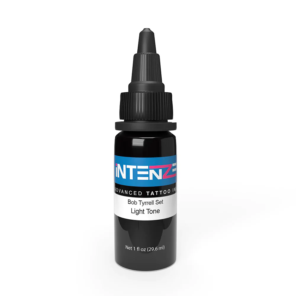 Light Tone — Bob Tyrrell Black & Grey Series — Intenze Tattoo Ink — 1oz Bottle - Image 2