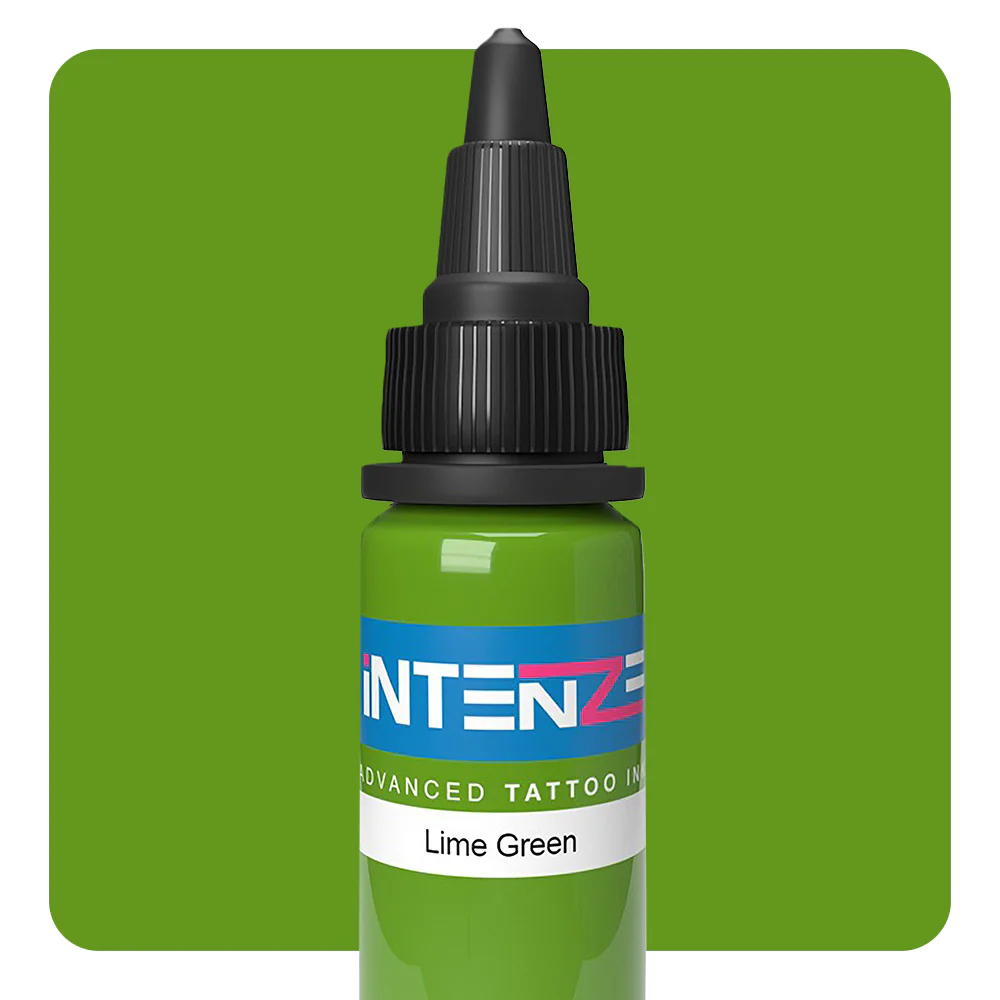Lime Green — Intenze Tattoo Ink — Pick Size